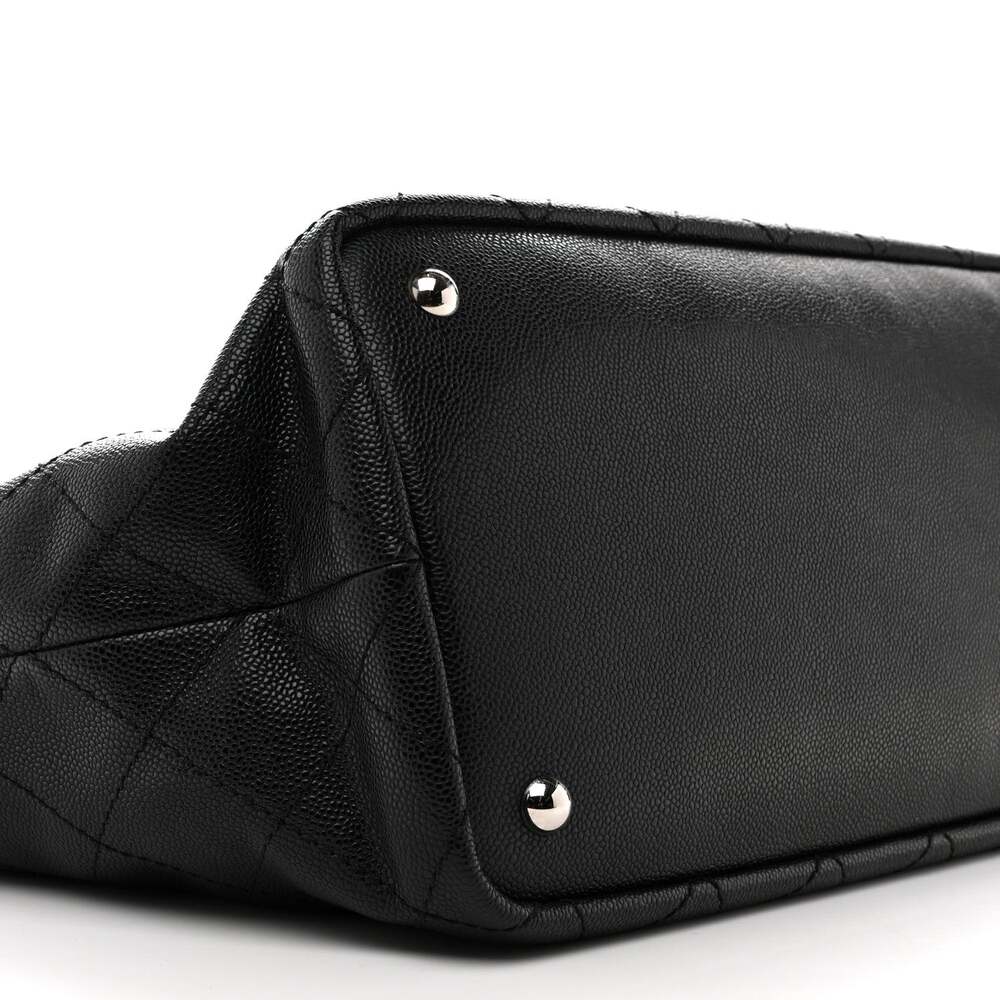 Chanel Grained Calfskin Large Shopping #259310C19B - Picture 9 of 13